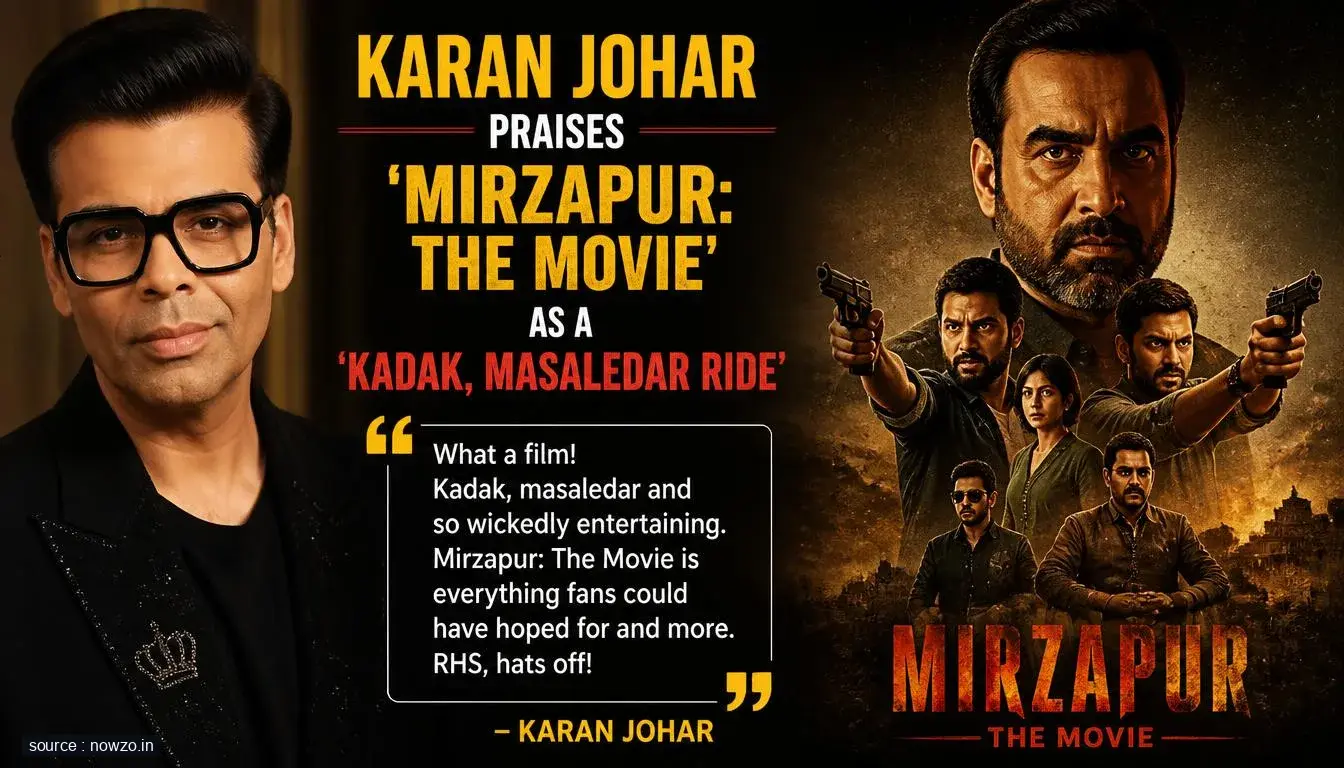 Karan Johar Reviews Mirzapur The Movie Kadak Masaledar — Entertainment news