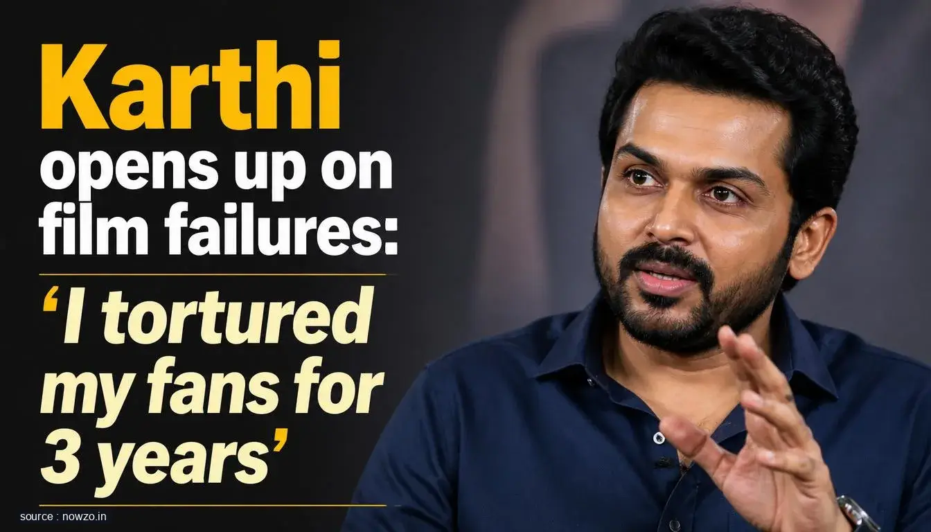 Karthi reflects on Japan and Vaa Vaathiyaar film failures — Entertainment news