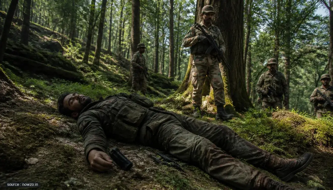 Lashkar Commander Killed in Tense Kashmir Forest Operation