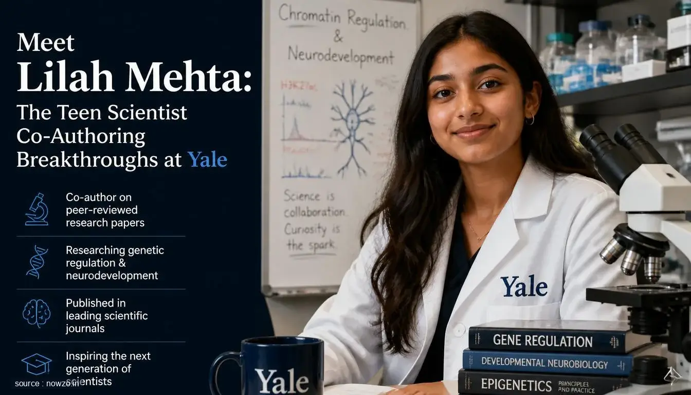 Meet Lilah Mehta: The Teen Scientist Co-Authoring Breakthroughs at Yale