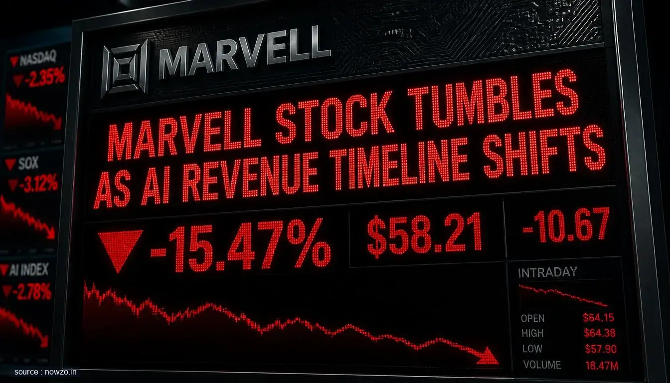 Marvell Stock Tumbles as AI Revenue Timeline Shifts