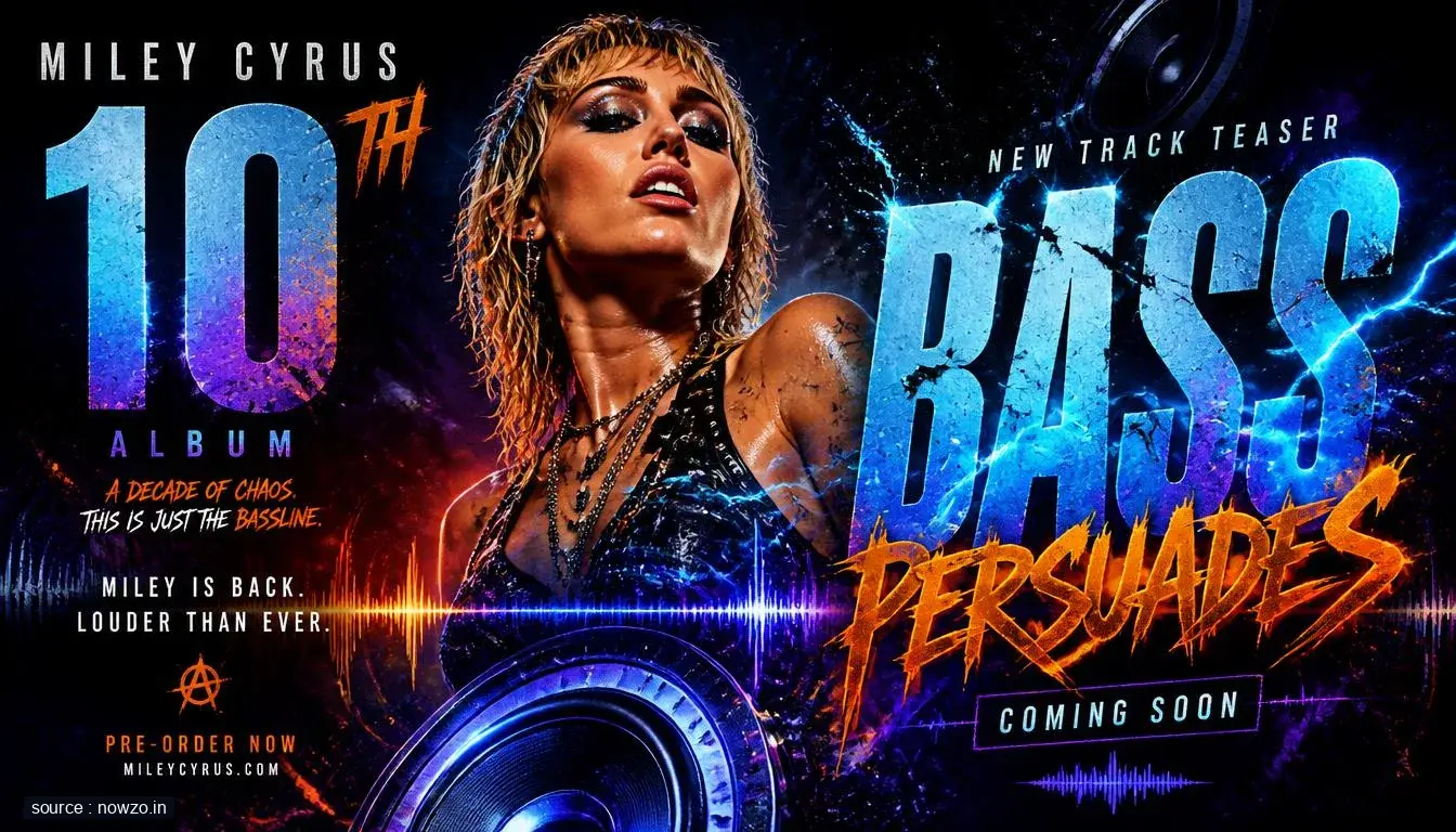 Miley Cyrus Unleashes 'Bass Persuades' as 10th Album Teaser