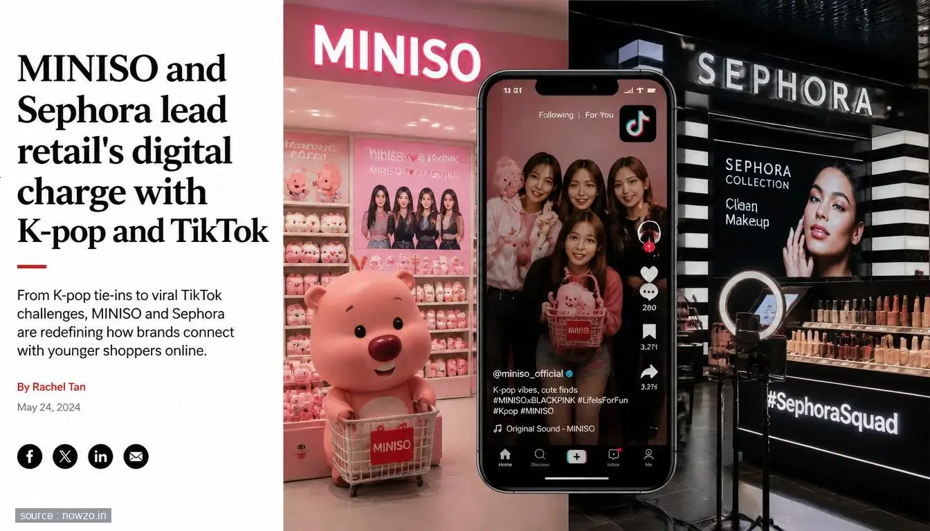 MINISO and Sephora lead retail's digital charge with K-pop and TikTok