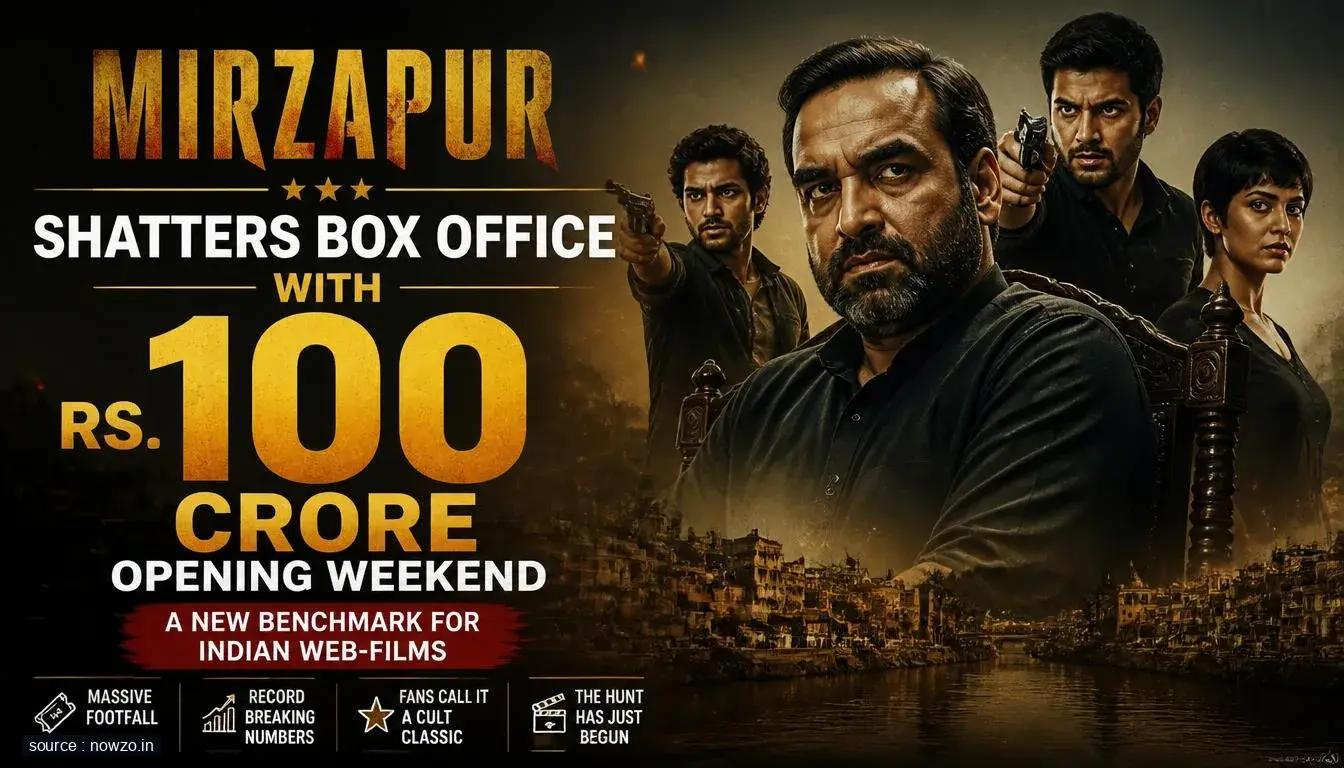 Mirzapur Movie Shatters Box Office with Rs 100 Crore Opening Weekend