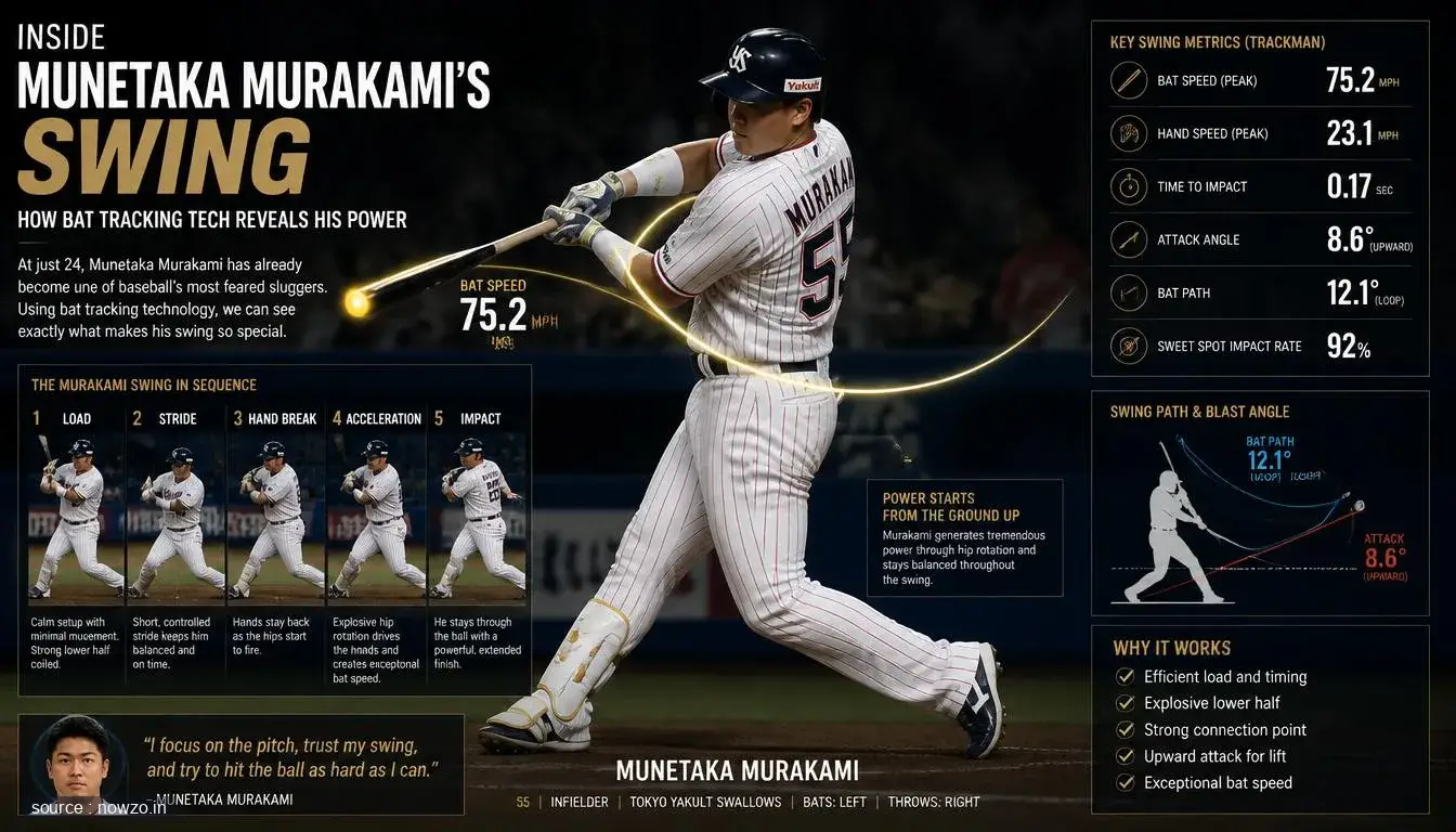 Inside Munetaka Murakami’s Swing: How Bat Tracking Tech Reveals His Power