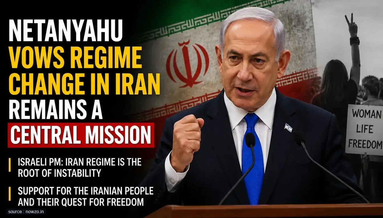 Netanyahu Vows Regime Change in Iran Remains a Central Mission