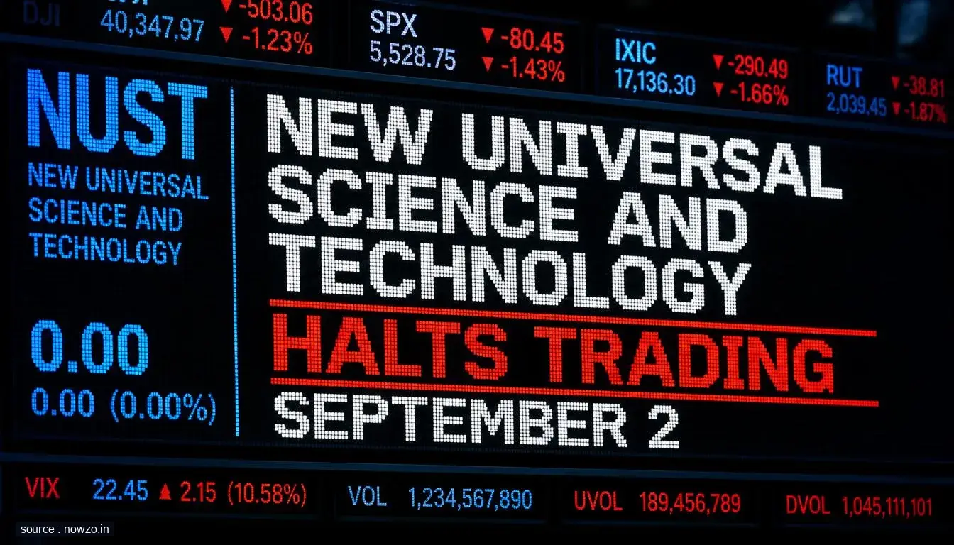 New Universal Science And Technology Halts Trading September 2