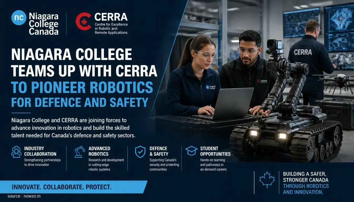 Niagara College CERRA Partnership Defence Robotics Training — Education news