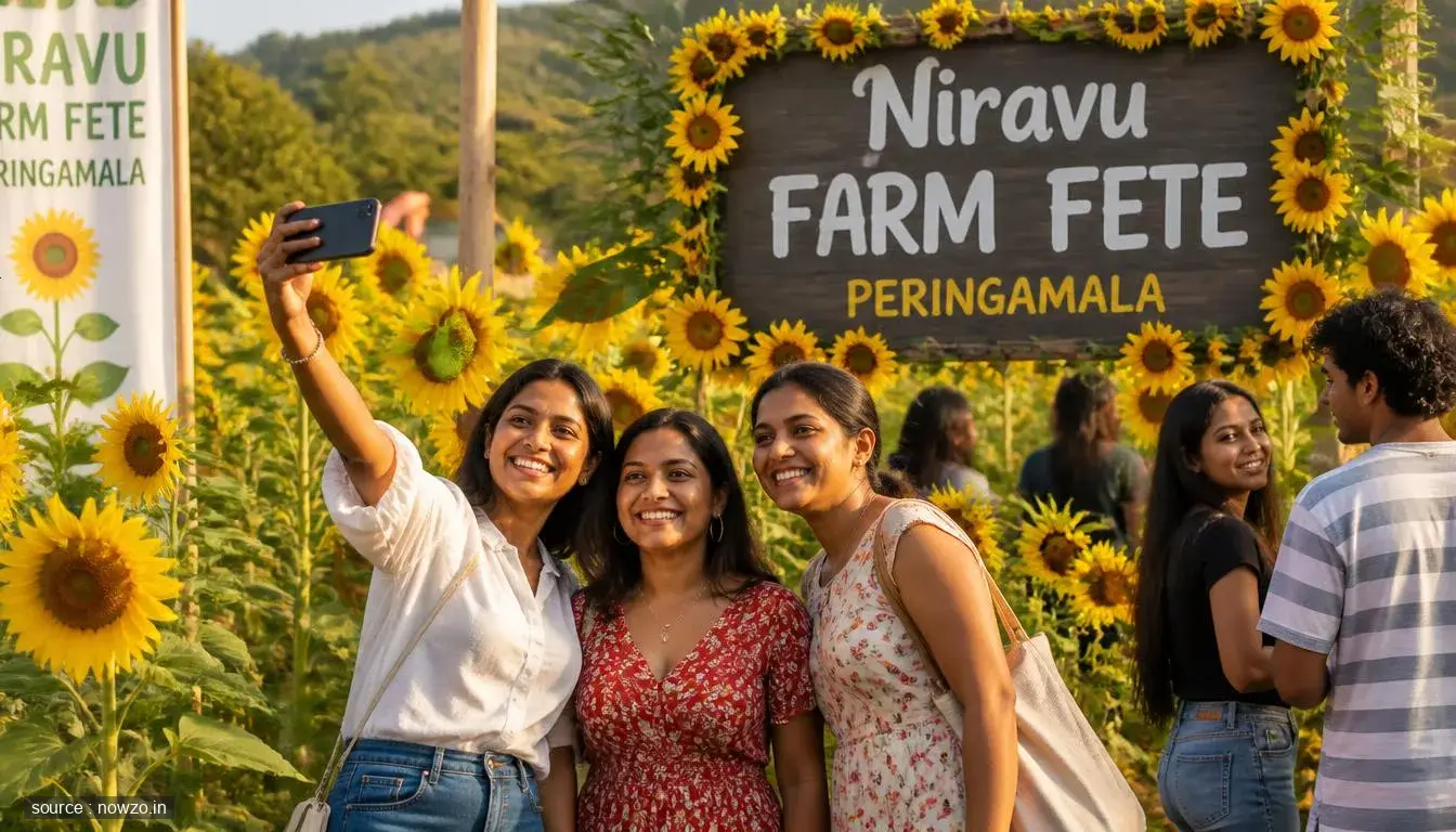 Niravu Farm Festival Peringamala Sunflower Fields 2026 — General news