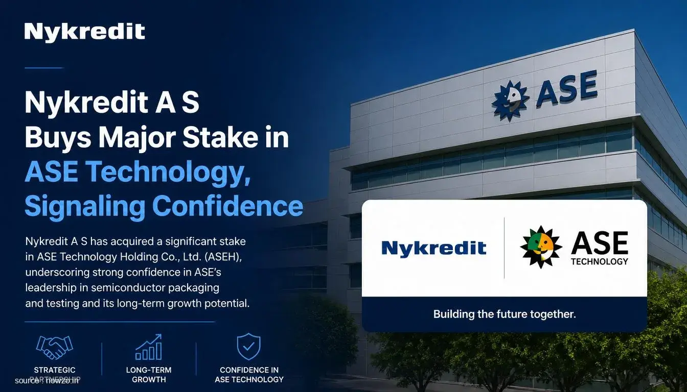 Nykredit A S Buys Major Stake in ASE Technology, Signaling Confidence