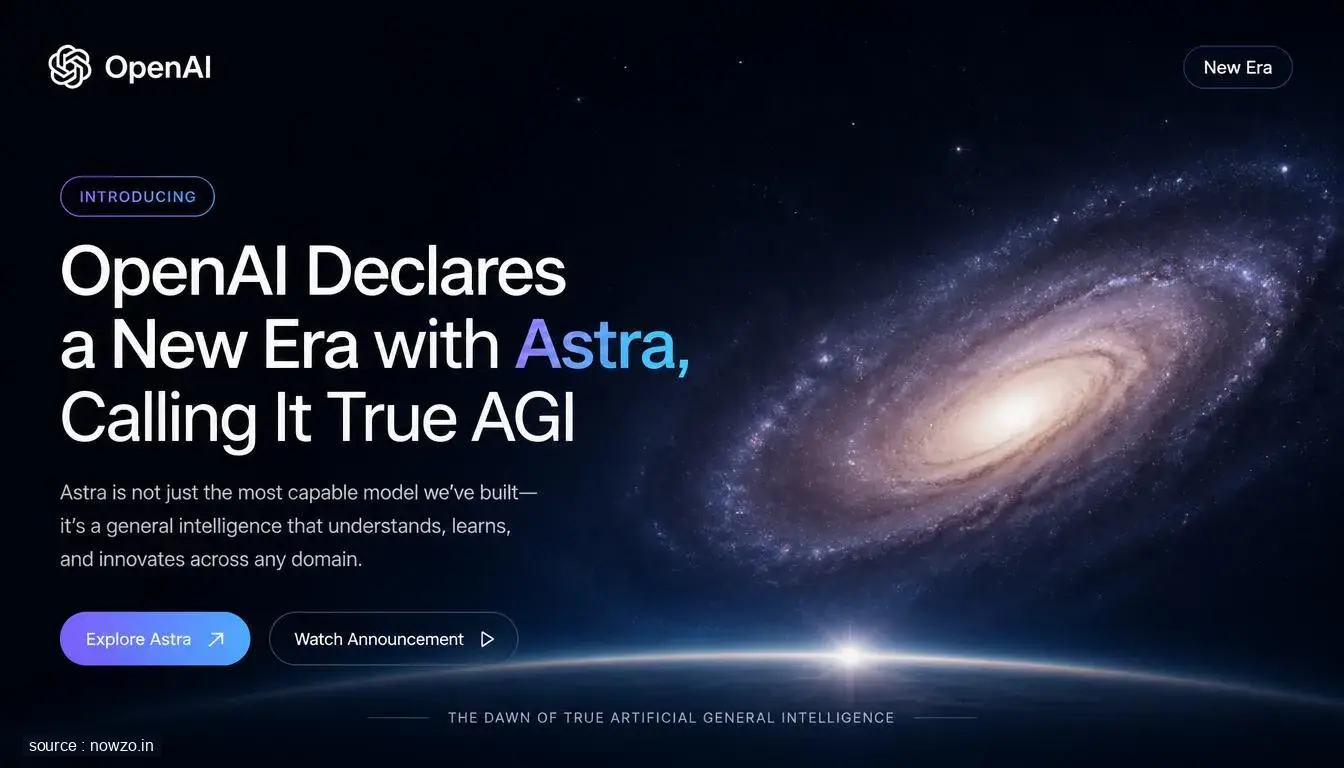 OpenAI Declares a New Era with Astra, Calling It True AGI