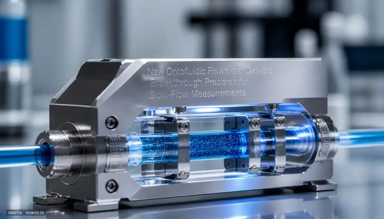 Optofluidic Flowmeter Improves Slow-Flow Measurements | Sep — Science news