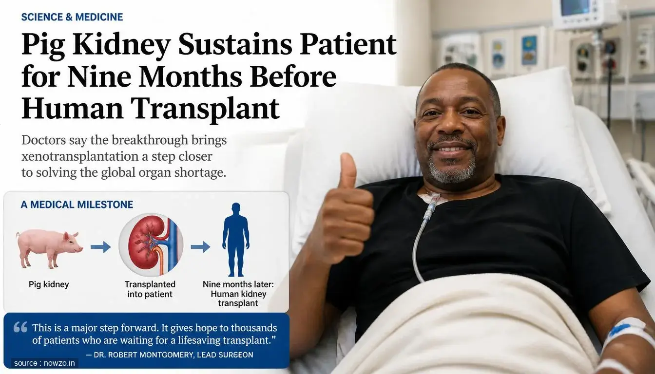 Pig Kidney Transplant Patient Receives Human Organ After 9 M — Health news