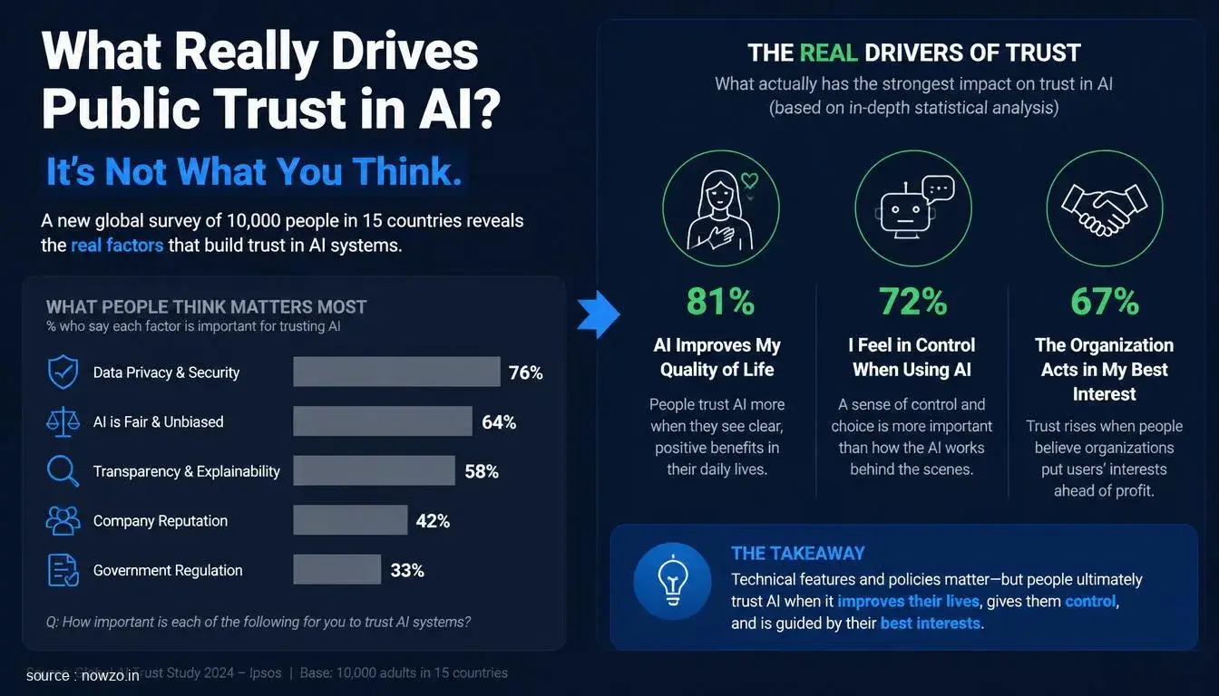 What Really Drives Public Trust in AI? It's Not What You Think