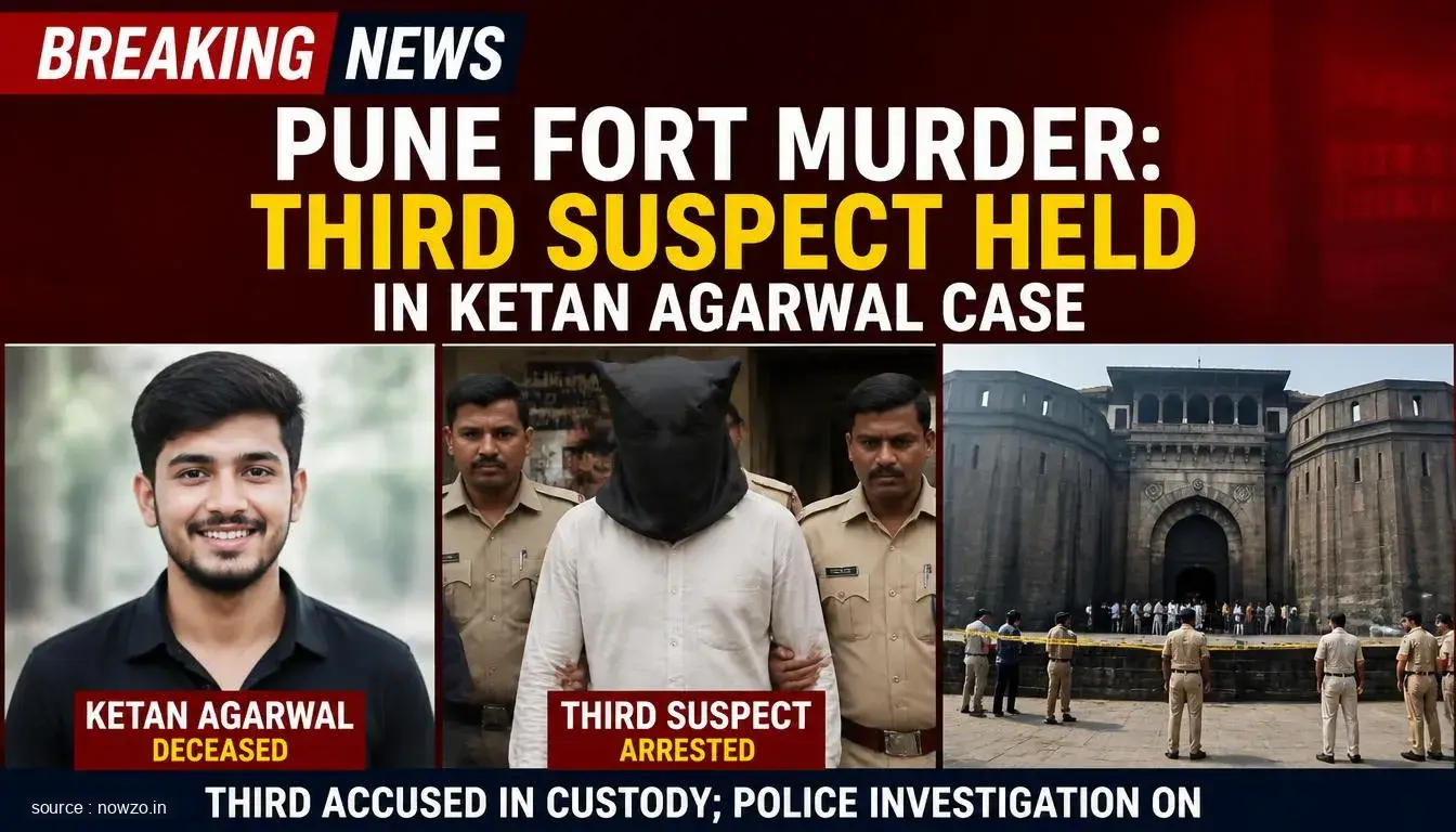 Pune Fort Murder: Third Suspect Held in Ketan Agarwal Case