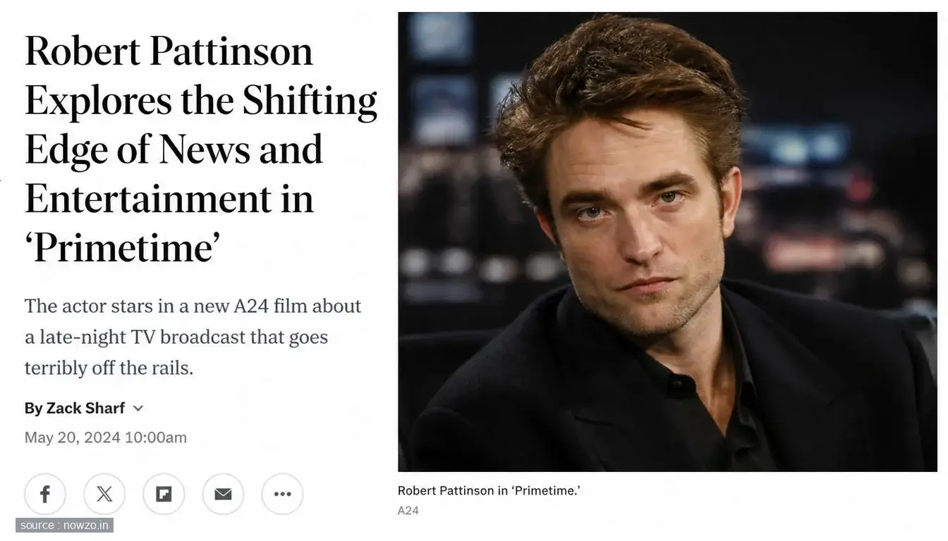 Robert Pattinson's Primetime: News Meets Entertainment
