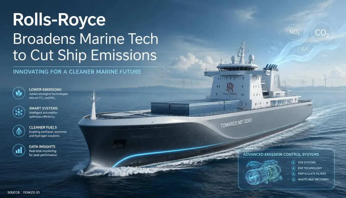 Rolls-Royce Broadens Marine Tech to Cut Ship Emissions