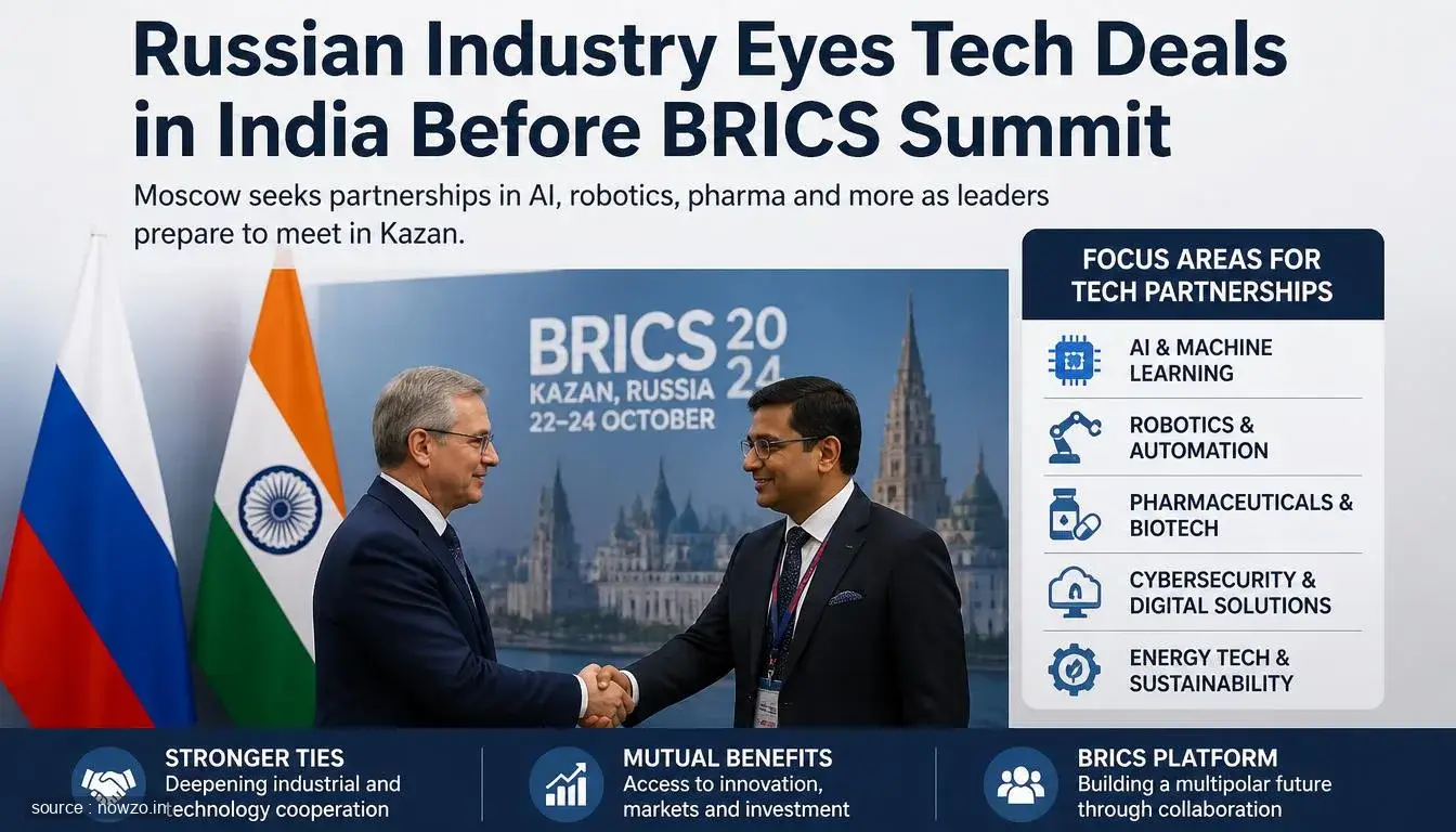 Russian Industry Eyes Tech Deals in India Before BRICS Summit