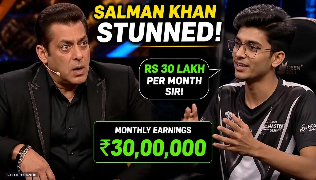 Salman Khan Stunned by Gamer's Rs 30 Lakh Monthly Earnings Reveal