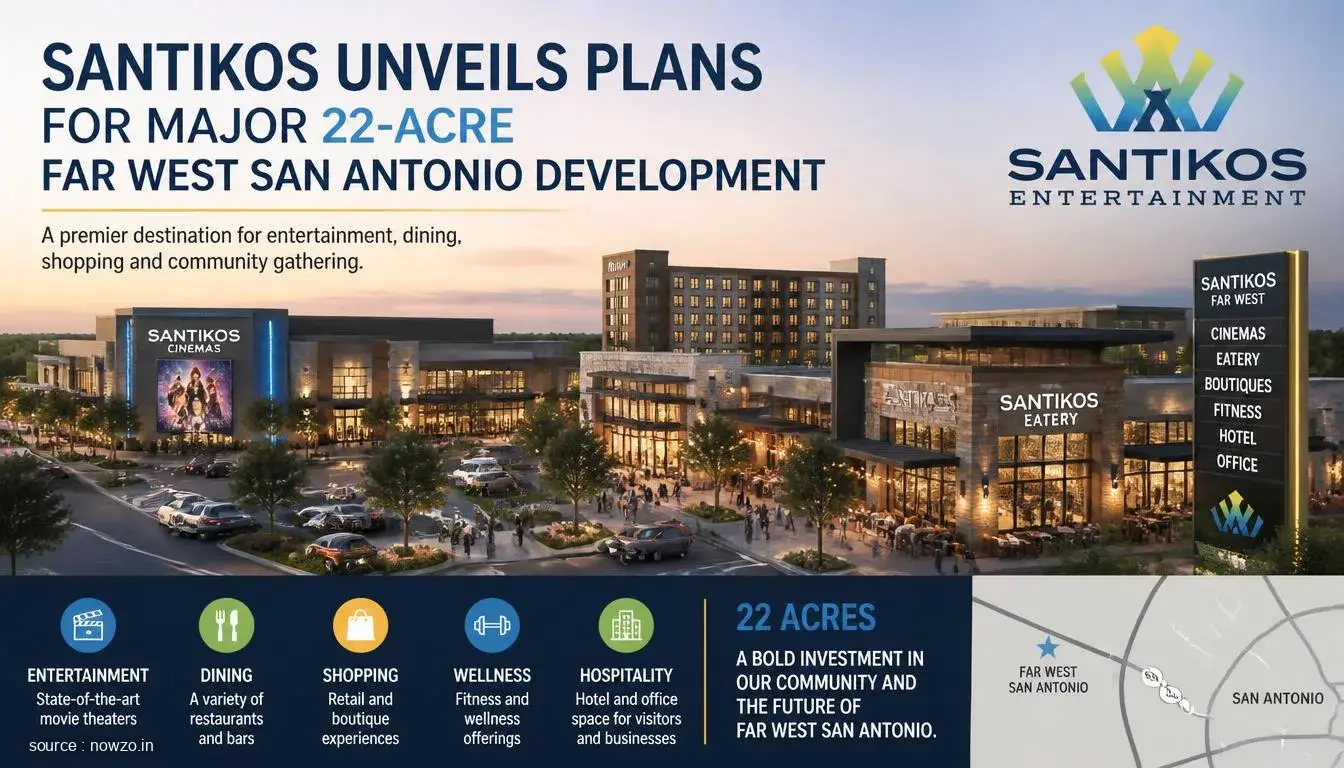 Santikos Unveils Plans for Major 22-Acre Far West San Antonio Development