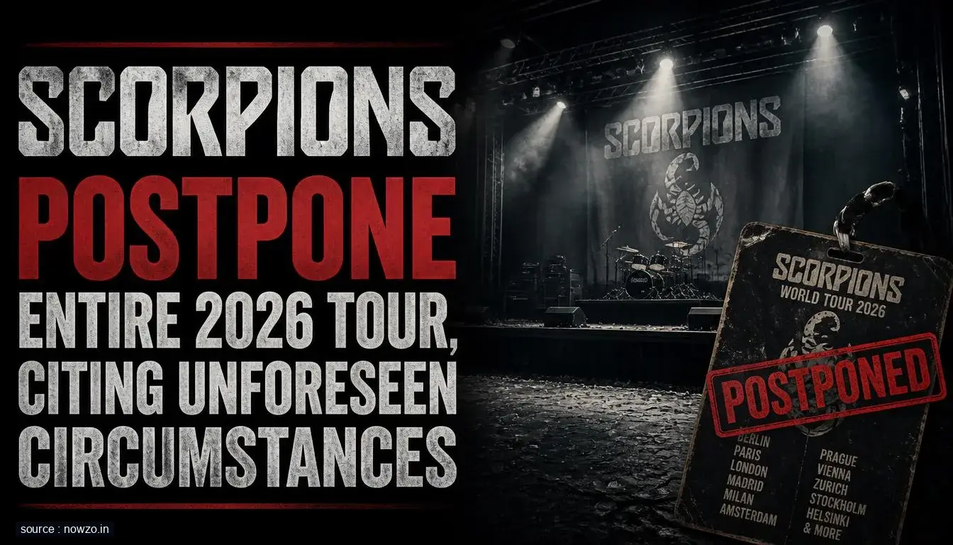 Scorpions Postpone 2026 Tour Dates - Unforeseen Circumstance — Entertainment news