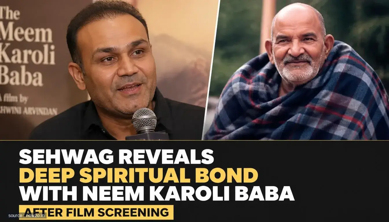 Sehwag Reveals Deep Spiritual Bond with Neem Karoli Baba After Film Screening
