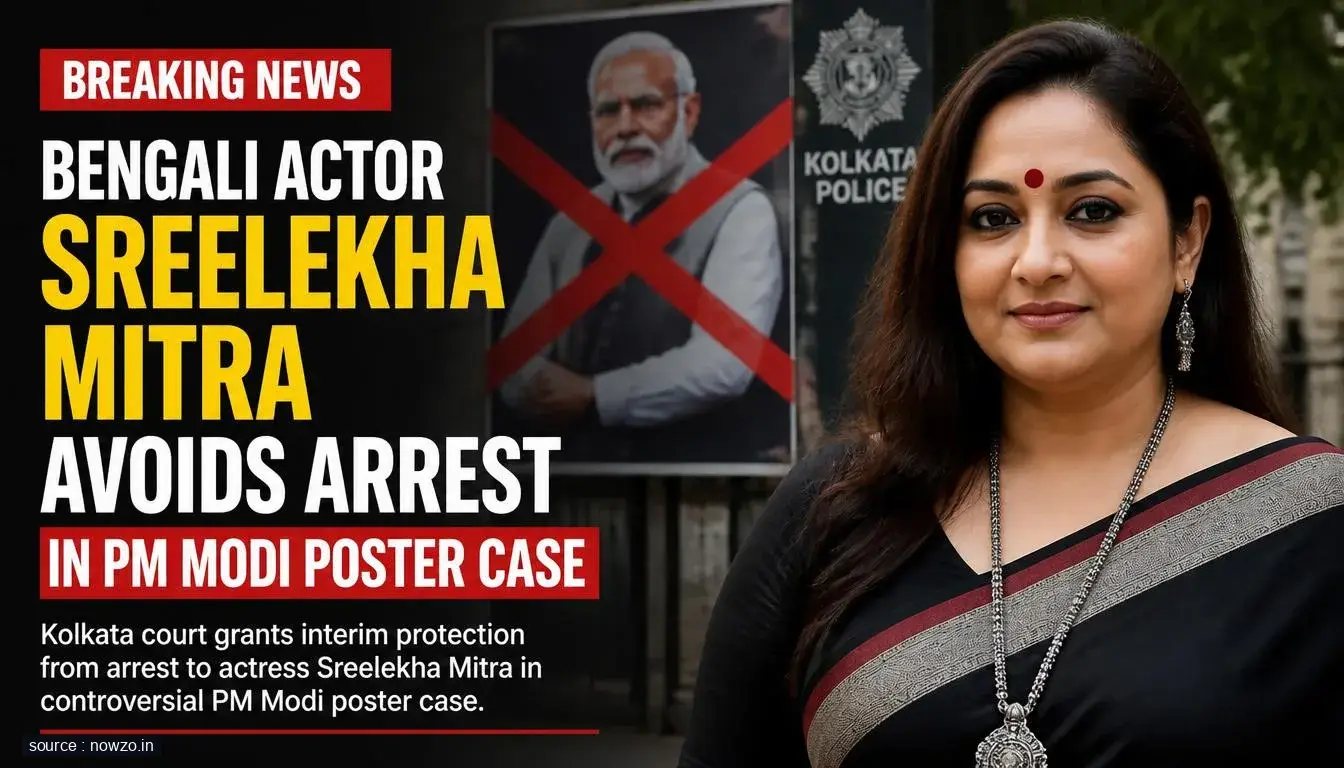 Bengali Actor Sreelekha Mitra Avoids Arrest in PM Modi Poster Case