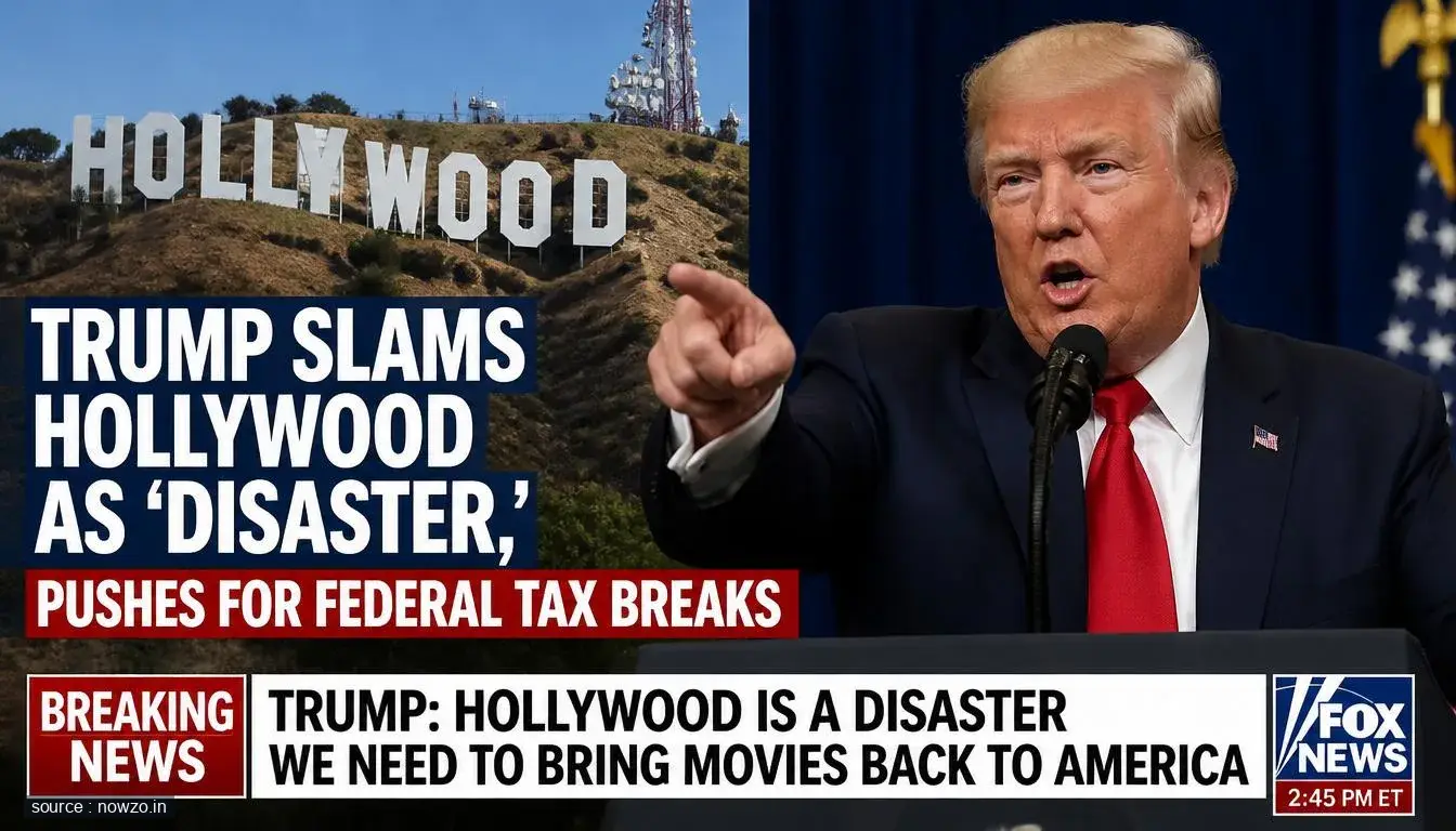 Trump Slams Hollywood as 'Disaster,' Pushes for Federal Tax Breaks